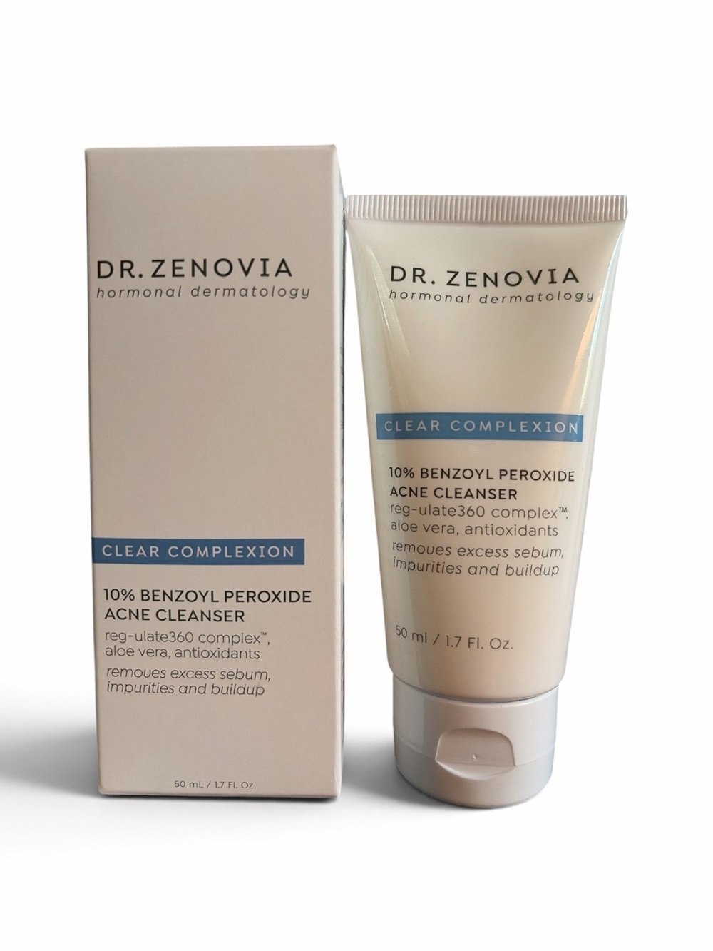 Dr. Zenovia Clear Complexion 10% Benzoyl Peroxide Acne Cleanser - Cream